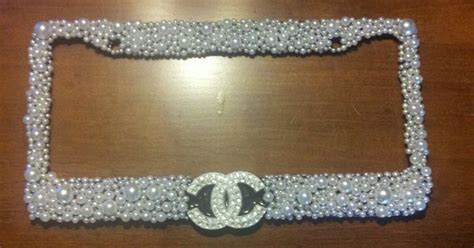 Chanel License Plate Frame 